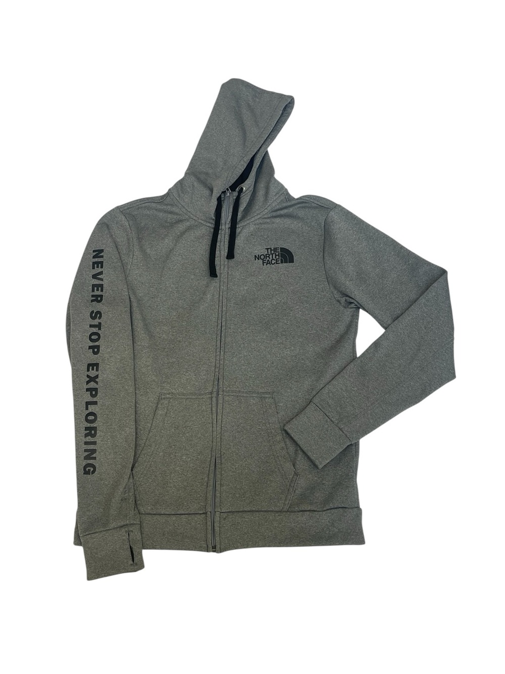 The North Face Charcoal Gray Surgent Full Zip Hoodie size Small